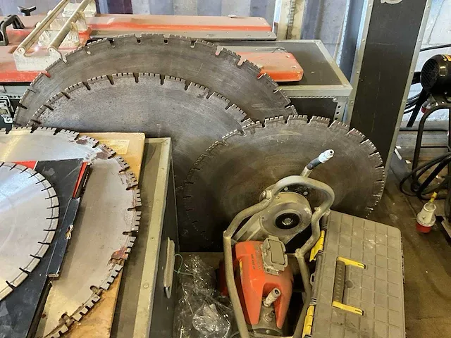 2008 husqvarna ws440hf + pp440hf muurzaagmachine met powerpack - afbeelding 2 van  16