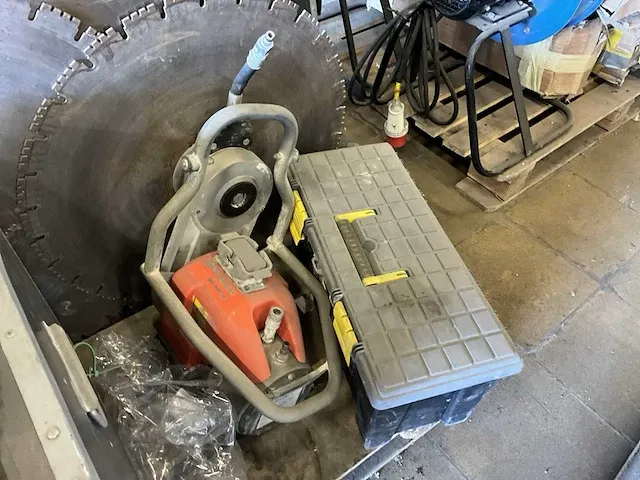 2008 husqvarna ws440hf + pp440hf muurzaagmachine met powerpack - afbeelding 14 van  16