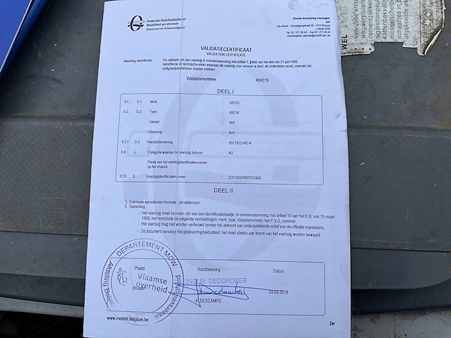 2008 iveco 65c18 vrachtwagen met trekhaak - afbeelding 48 van  56