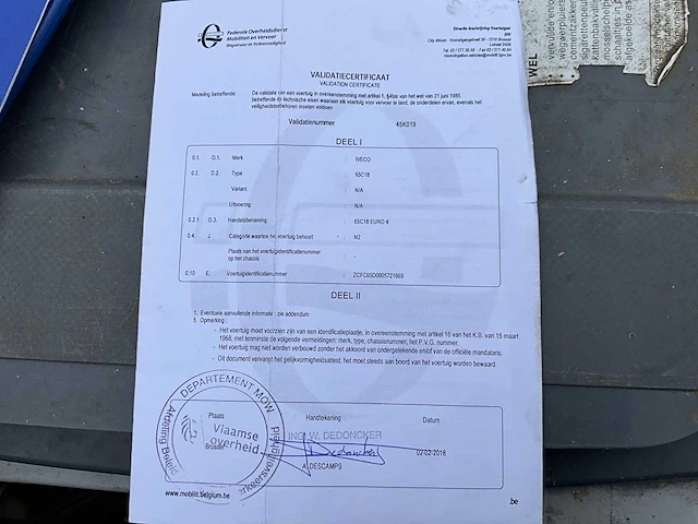 2008 iveco 65c18 vrachtwagen met trekhaak - afbeelding 48 van  56