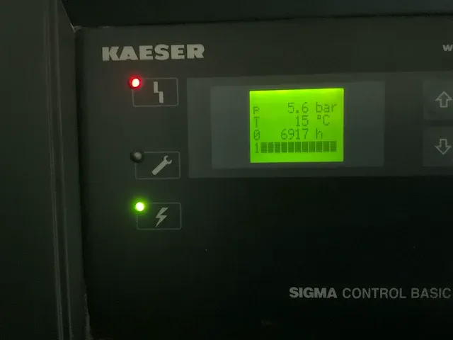 2008 kaeser ask22 luchtcompressor - afbeelding 5 van  5