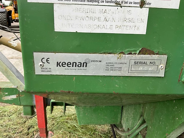 2008 keenan klassik 80 voermengwagen - afbeelding 14 van  21