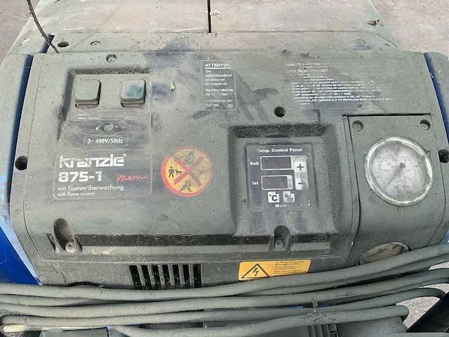 2008 kranzle 875-1 therm hogedrukreiniger - afbeelding 9 van  10