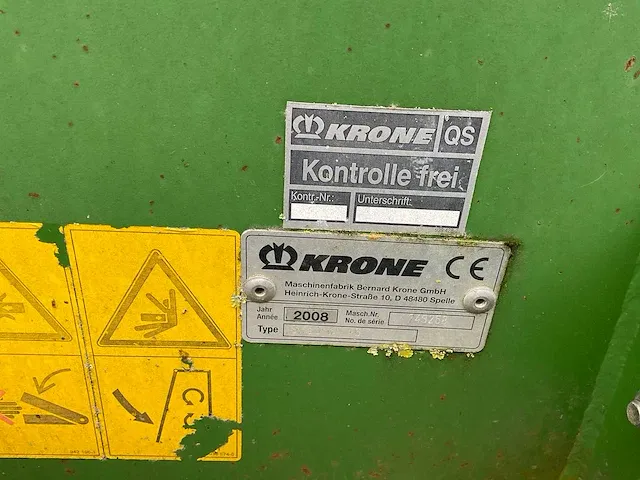 2008 krone swadro 46 hark - afbeelding 10 van  11