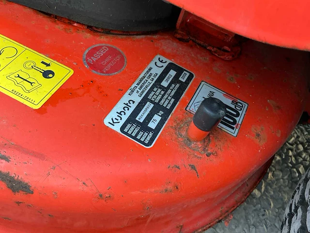 2008 kubota gr1600ec2 zitmaaier - afbeelding 5 van  13