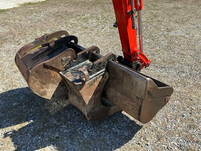 2008 kubota kx91-3 rupsgraafmachine + 3 bakken - afbeelding 9 van  20