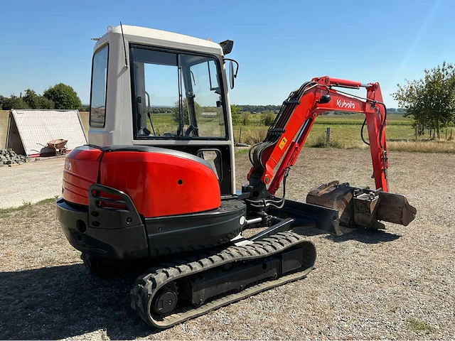 2008 kubota kx91-3 rupsgraafmachine + 3 bakken - afbeelding 16 van  20