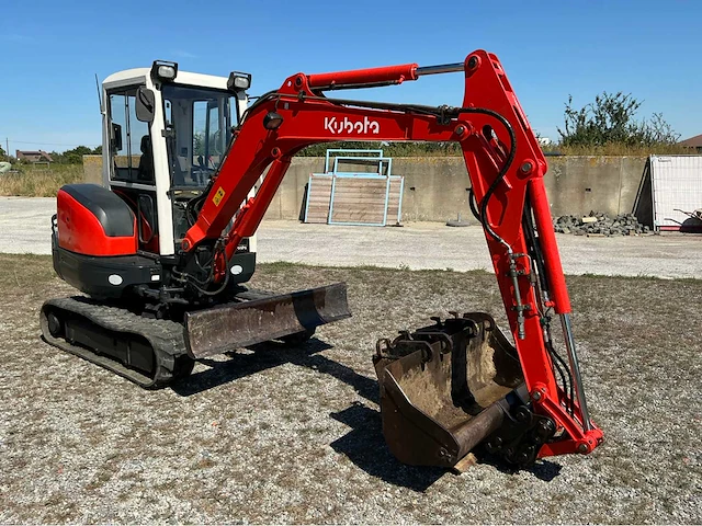 2008 kubota kx91-3 rupsgraafmachine + 3 bakken - afbeelding 18 van  20