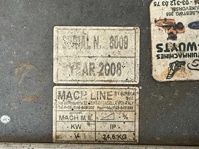 2008 machline mach me vloerreiniger - afbeelding 5 van  5