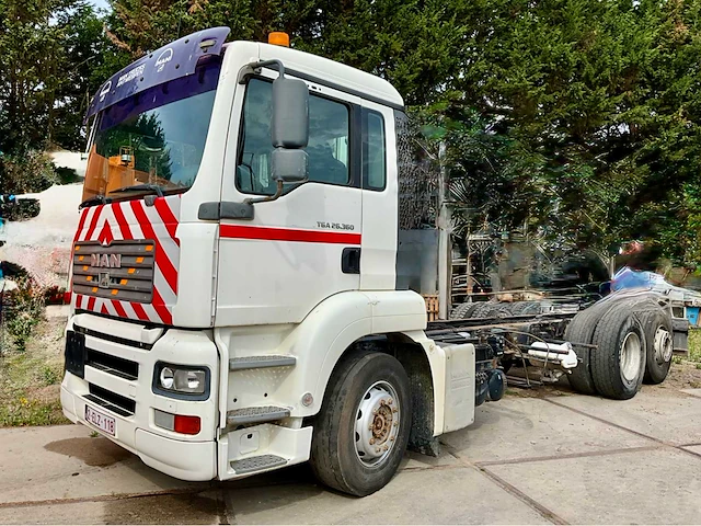 2008 man tga 26.360 chassis - afbeelding 1 van  33