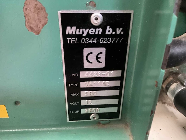 2008 muyen va114e vacuümheffer accu - afbeelding 2 van  10