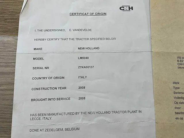 2008 new holland lm5040 verreiker - afbeelding 13 van  20