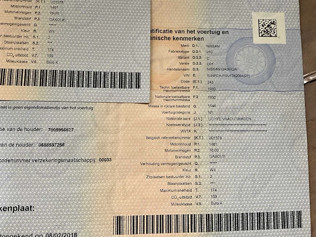2008 nissan qashqai lichte vracht - afbeelding 43 van  50