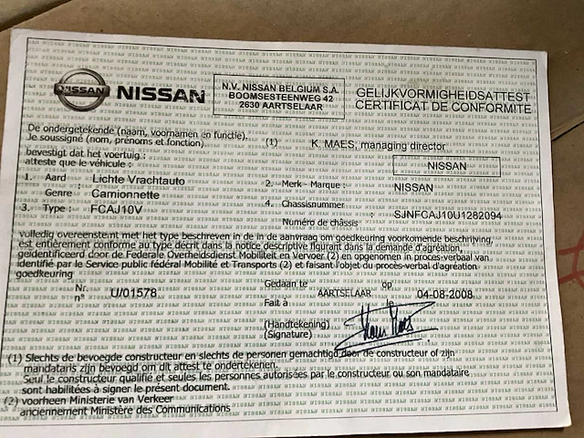 2008 nissan qashqai lichte vracht - afbeelding 44 van  50