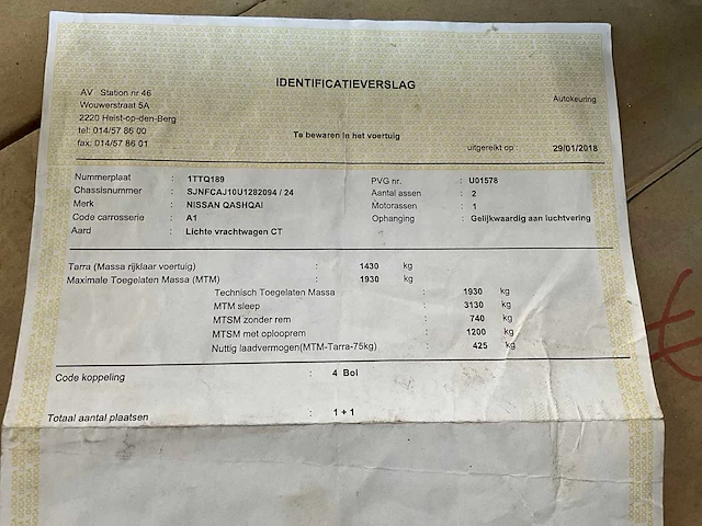 2008 nissan qashqai lichte vracht - afbeelding 46 van  50
