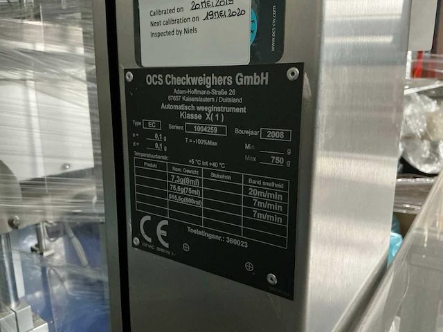 2008 ocs ec controleweger - afbeelding 9 van  9
