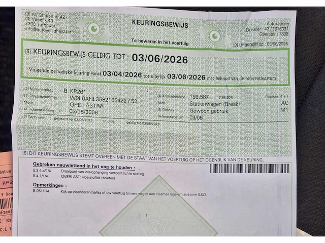 2008 opel astra personenauto - afbeelding 11 van  19