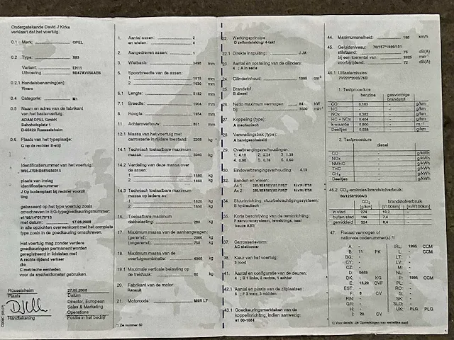 2008 opel movano 2900 bedrijfswagen - afbeelding 21 van  29