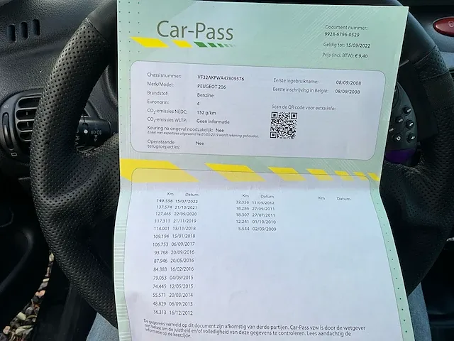 2008 peugeot 206 personenauto - afbeelding 24 van  33