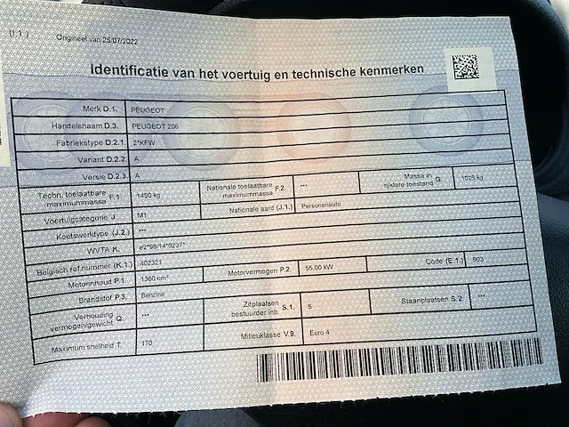 2008 peugeot 206 personenauto - afbeelding 27 van  33