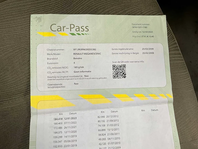 2008 renault megane scenic - afbeelding 21 van  25