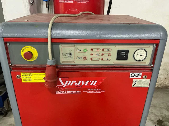 2008 sprayco by shamal zt 851 sd luchtcompressor - afbeelding 5 van  9
