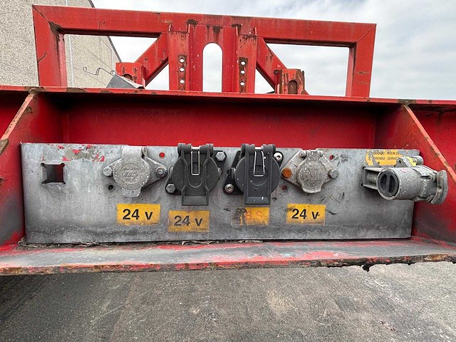 2008 van hool containerchassis oplegger - afbeelding 7 van  10