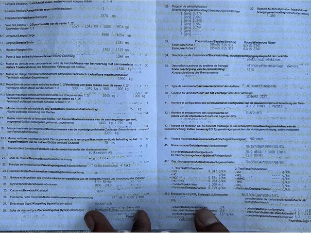 2008 volkswagen golf 5 stationwagen - afbeelding 18 van  27