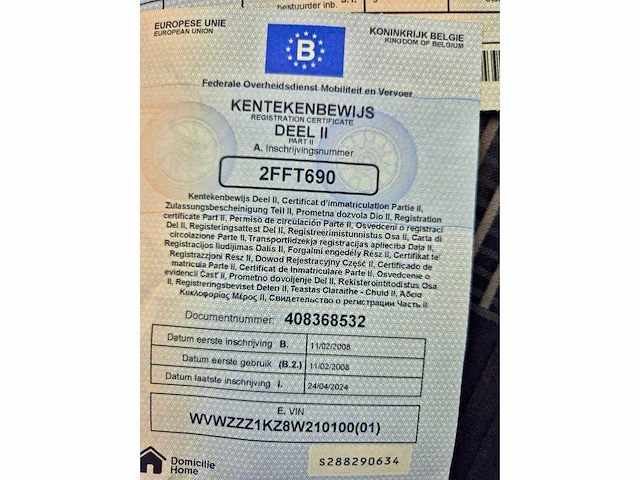 2008 volkswagen golf v personenauto - afbeelding 21 van  22