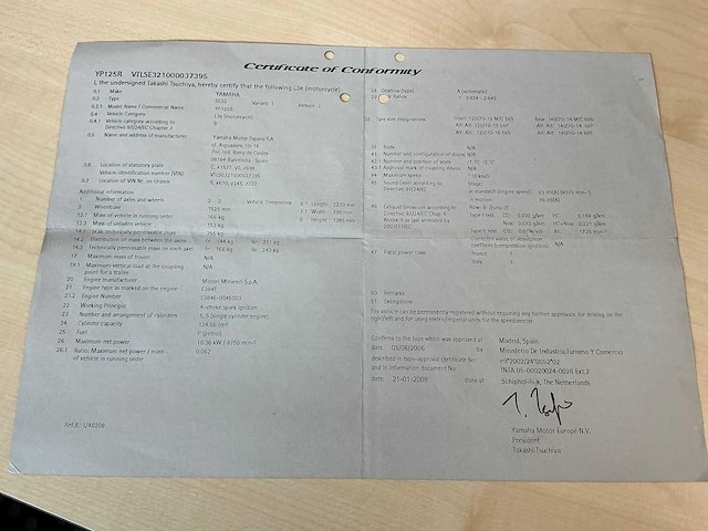 2008 yamaha xmax - afbeelding 30 van  37