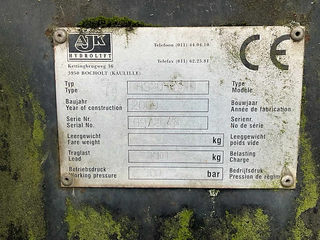 2009 ajk containersysteem voor tractor - afbeelding 21 van  33