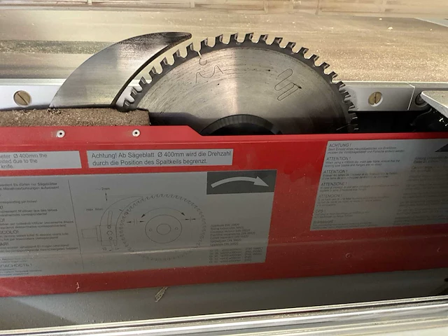 2009 altendorf f45 formaatcirkelzaagmachine - afbeelding 7 van  17