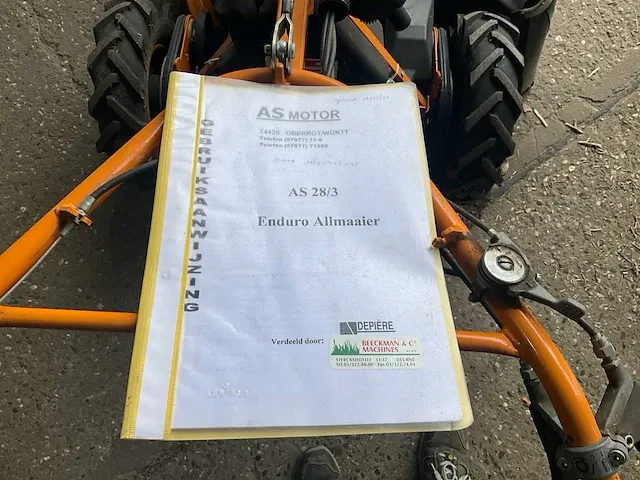 2009 asmotor as 28/3 maaimachine - afbeelding 9 van  9