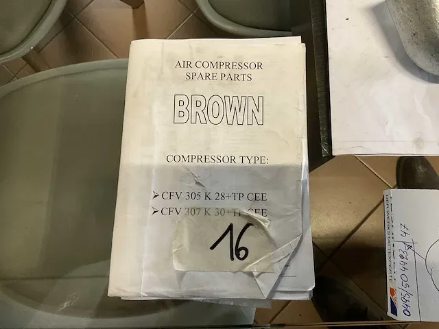 2009 brown cfv 305+tp luchtcompressor - afbeelding 7 van  7