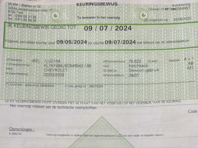 2009 chevrolet matiz personenauto - afbeelding 21 van  30