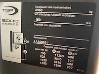 2009 crouwn tsp 6000 orderpicker smallegangtruck - afbeelding 6 van  14