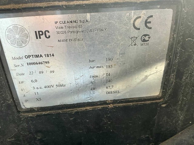 2009 dibo optima 1814 hogedrukreiniger - afbeelding 6 van  6