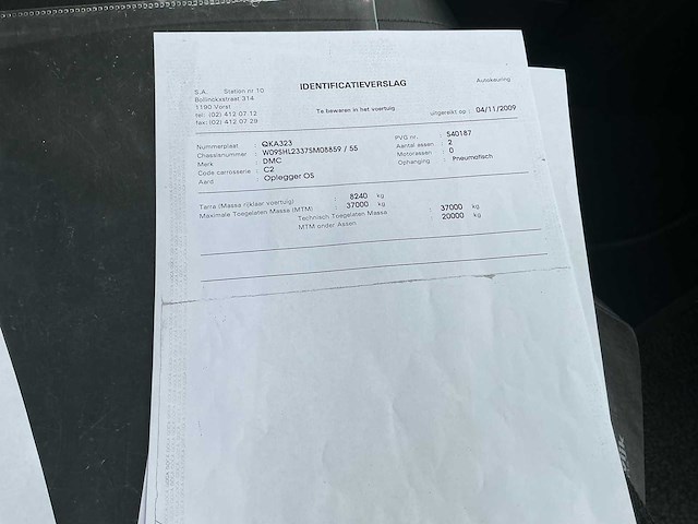 2009 dmc ol 37 t-c oplegger - afbeelding 14 van  23