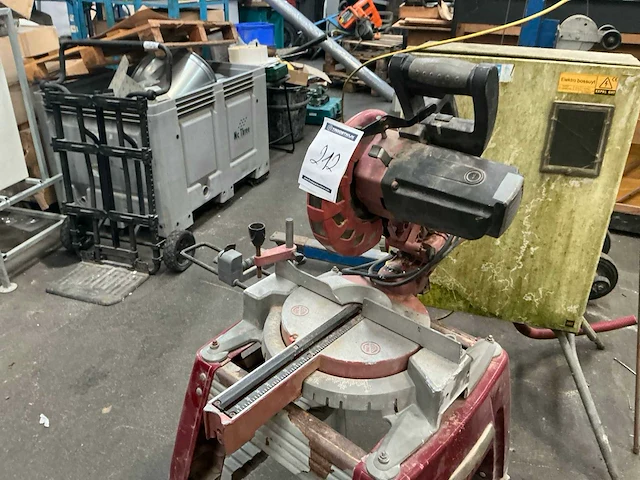 2009 einhell rt-sm 305 l radiaalafkortzaagmachine - afbeelding 4 van  7