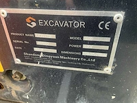 2009 excavator sd12d minigraafmachine - afbeelding 2 van  10