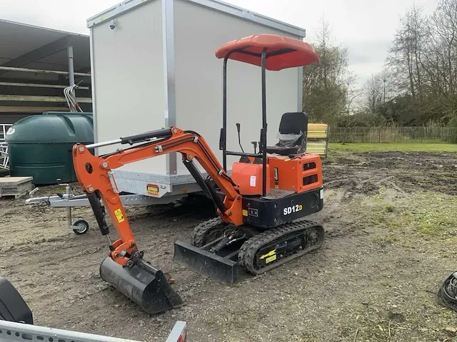 2009 excavator sd12d minigraafmachine - afbeelding 1 van  10