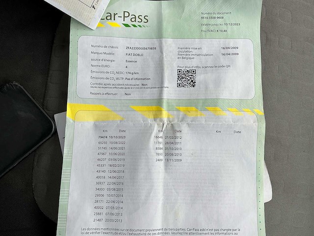 2009 fiat doblo - afbeelding 50 van  58