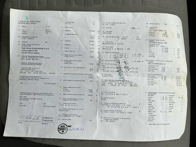 2009 fiat doblo - afbeelding 51 van  58