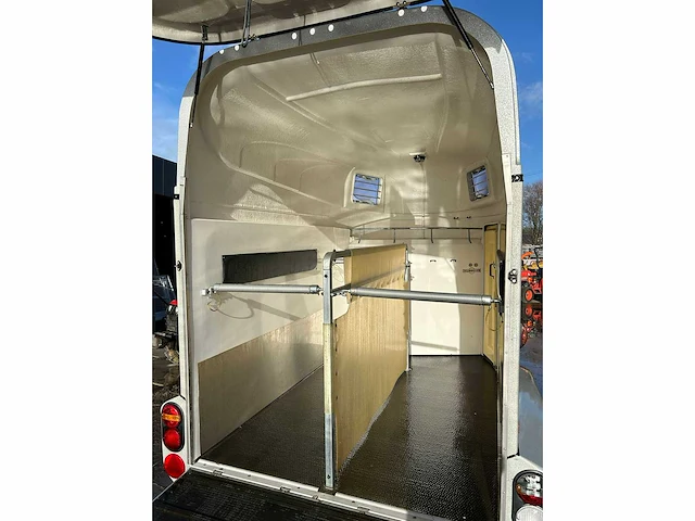 2009 humbaur maximus 2400 2 paarden trailer - afbeelding 4 van  14