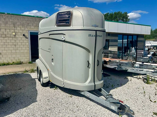 2009 humbaur maximus 2400 2 paarden trailer - afbeelding 7 van  14