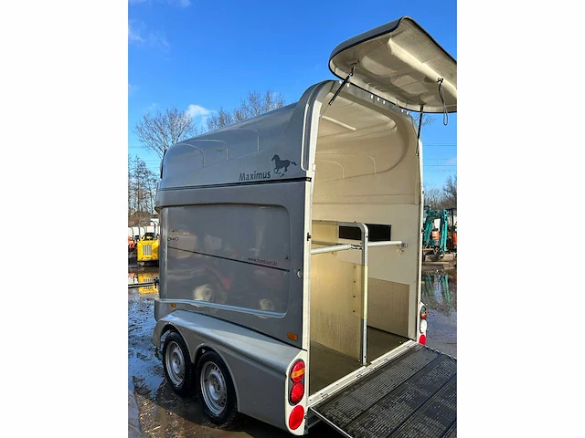 2009 humbaur maximus 2400 2 paarden trailer - afbeelding 11 van  14