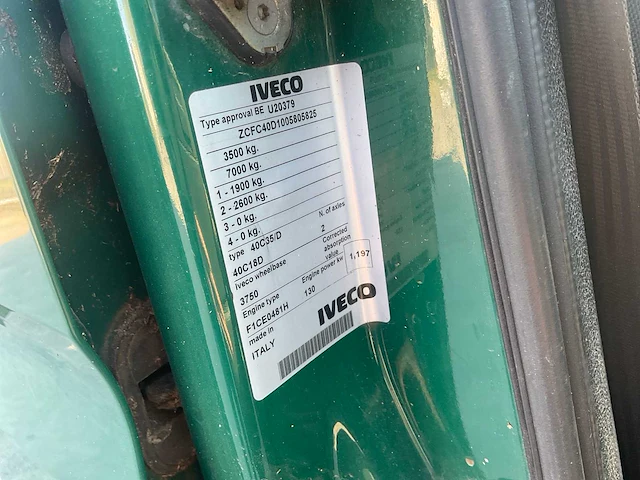 2009 iveco 40c18d daily kipper - afbeelding 49 van  53