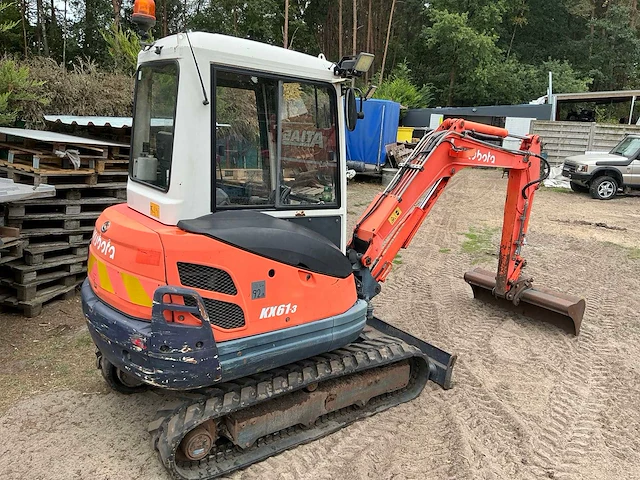 2009 kubota kx61-3 minigraafmachine - afbeelding 22 van  27
