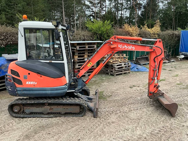 2009 kubota kx61-3 minigraafmachine - afbeelding 23 van  27