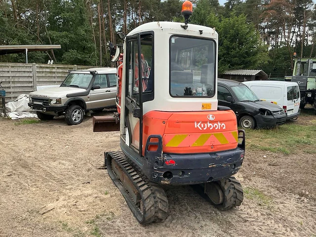 2009 kubota kx61-3 minigraafmachine - afbeelding 24 van  27